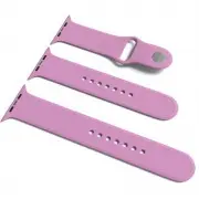 Силіконовий ремінець для Apple Watch Sport Band 38/40 (S/M & M/L) 3pcs (Ліловий / Light Lilac)