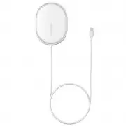 Бездротова зарядка Baseus Light Magnetic Wireless Charger for IP12 (WXQJ) (Білий)