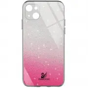 TPU+Glass чехол Swarovski для Apple iPhone 13 (6.1"")