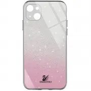 TPU+Glass чехол Swarovski для Apple iPhone 13 (6.1"")
