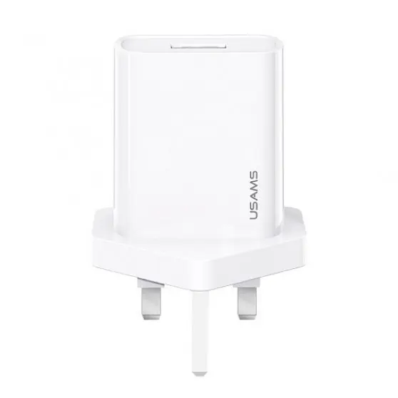 СЗУ USAMS US-CC116 T18 Single USB Travel Charger (UK Plug)