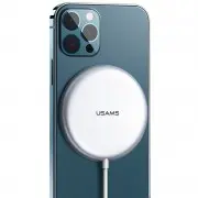 БЗУ Usams US-CD160 W2,15W, Type-C (магнитный)
