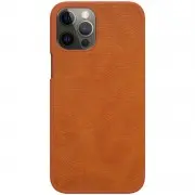 Кожаный чехол (книжка) Nillkin Qin Series для Apple iPhone 12 Pro / 12 (6.1"")