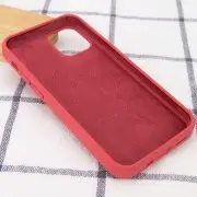 Чохол Silicone Case Full Protective (AA) Для Apple iPhone 12 Pro / 12 (6.1"") (Червоний / Camellia)