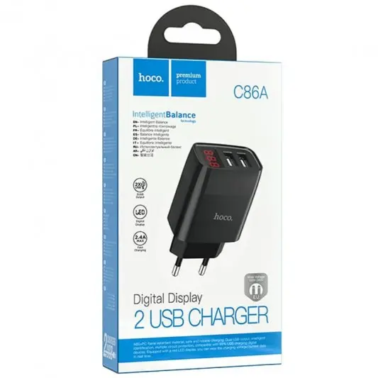 Зарядное устройство Hoco C86A (2USB/2.4A) - изображение 3