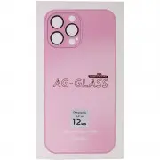 Чехол для Apple iPhone 12 Pro (6.1"") - TPU+Glass Sapphire matte case Chanel Pink