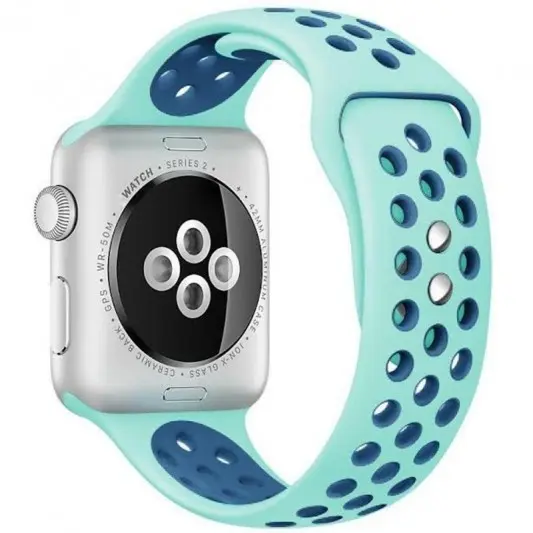 Силиконовый ремешок Sport Nike+ для Apple watch 42mm / 44mm - изображение 1