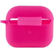 Силиконовый футляр для наушников AirPods 3, Розовый / Shiny pink