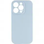 Чехол Silicone Case Full Camera Protective (AA) NO LOGO для Apple iPhone 13 Pro (6.1"), Голубой / Sweet Blue