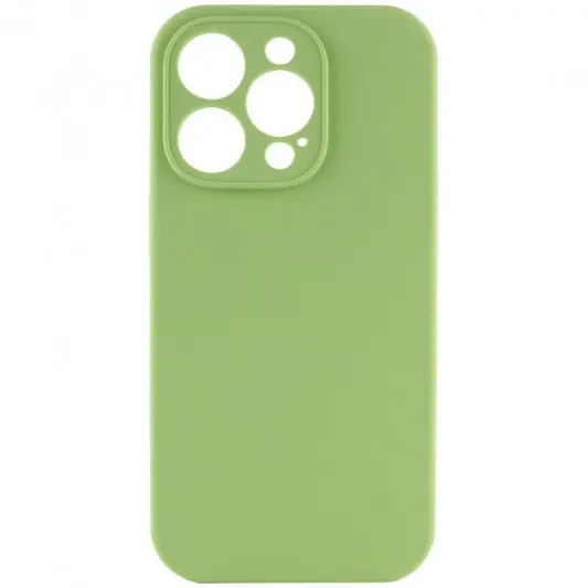 Чехол Silicone Case Full Camera Protective (AA) NO LOGO для Apple iPhone 14 Pro Max (6.7"), Мятный / Mint