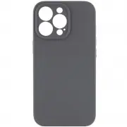 Чехол Silicone Case Full Camera Protective (AA) NO LOGO для Apple iPhone 14 Pro Max (6.7"), Серый / Dark Gray