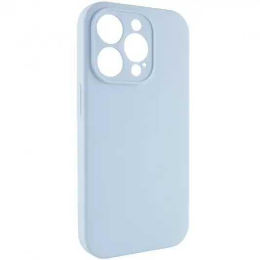 Чехол Silicone Case Full Camera Protective (AA) NO LOGO для Apple iPhone 13 Pro (6.1"), Голубой / Sweet Blue - изображение 1