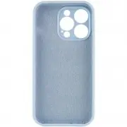 Чехол Silicone Case Full Camera Protective (AA) NO LOGO для Apple iPhone 13 Pro (6.1"), Голубой / Sweet Blue