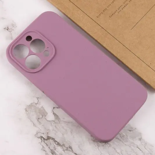 Чохол Silicone Case Full Camera Protective (AA) NO LOGO для Apple iPhone 13 Pro (6.1"), Ліловий / Lilac Pride - зображення 2 