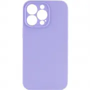 Чохол Silicone Case Full Camera Protective (AA) NO LOGO для Apple iPhone 15 Pro (6.1"), Бузковий / Dasheen