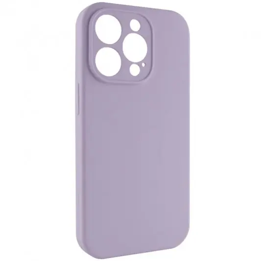 Чохол Silicone Case Full Camera Protective (AA) NO LOGO для Apple iPhone 15 Pro (6.1"), Бузковий / Lilac - зображення 1 