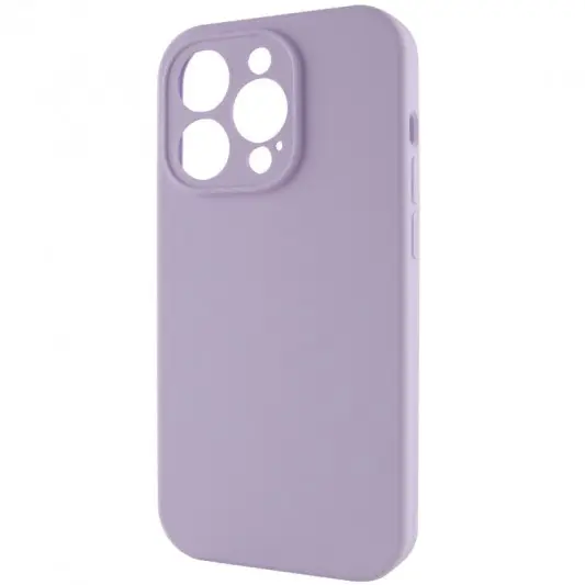Чохол Silicone Case Full Camera Protective (AA) NO LOGO для Apple iPhone 15 Pro (6.1"), Бузковий / Lilac - зображення 2 