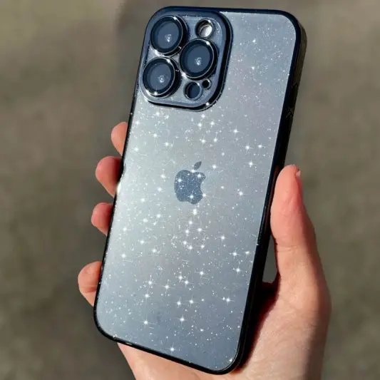 Чехол TPU+PC Glittershine для Apple iPhone 13 Pro (6.1"), Black - изображение 1