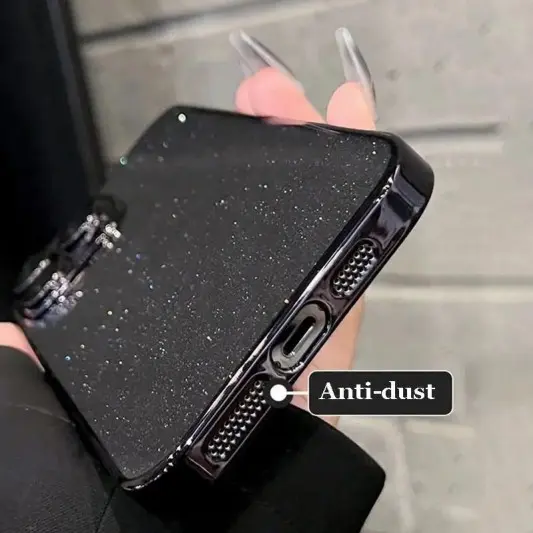 Чехол TPU+PC Glittershine для Apple iPhone 13 Pro (6.1"), Black - изображение 5