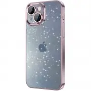 Чехол TPU+PC Glittershine для Apple iPhone 13 (6.1"), Rose Gold