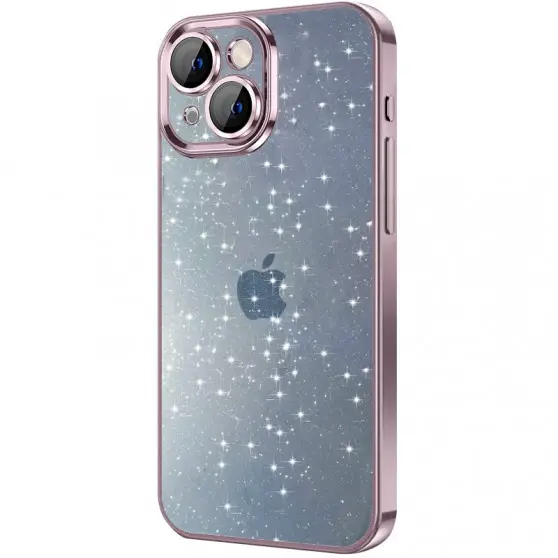 Чохол TPU+PC Glittershine для Apple iPhone 13 (6.1"), Rose Gold