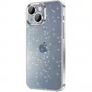 Чехол TPU+PC Glittershine для Apple iPhone 13 (6.1"), Silver