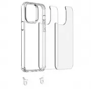 Чохол TPU Transparent with Straps для Apple iPhone 13/14 (6.1"), Clay