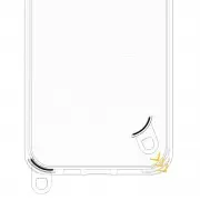 Чохол TPU Transparent with Straps для Apple iPhone 13/14 (6.1"), Clay