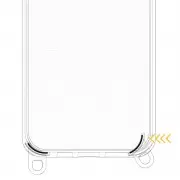 Чохол TPU Transparent with Straps для Apple iPhone 13/14 (6.1"), Clay