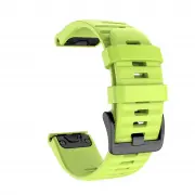 Силіконовий ремінець для годинників Garmin Fenix, Enduro, Tactix - QuickFit 26 мм, зелений