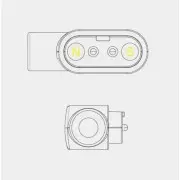 Магнітна зарядка для годинника Amazfit Pop 3S / Amazfit Pop 3R чорного кольору