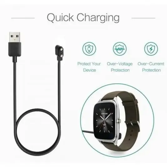 Зарядний пристрій для годинника Amazfit Pop 3S чорного кольору