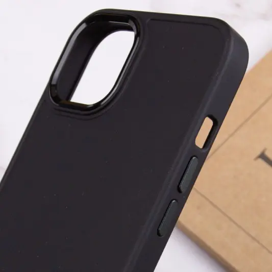 TPU чехол для Apple iPhone 11 (6.1"") - Bonbon Metal Style (Черный / Black) - изображение 4