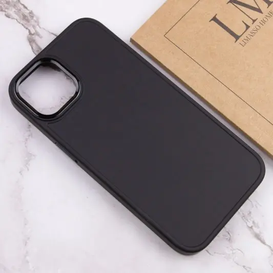 TPU чехол для Apple iPhone 11 (6.1"") - Bonbon Metal Style (Черный / Black) - изображение 3