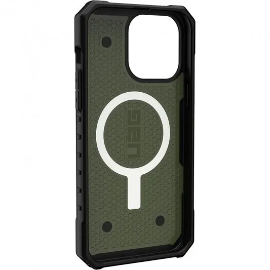 Протиударний чохол для iPhone 15 Pro Max - UAG Pathfinder with MagSafe, Зелений - зображення 3 