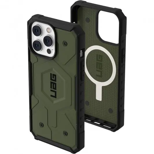 Зелений протиударний чохол UAG Pathfinder з MagSafe для Apple iPhone 15 Pro Max (6.7")