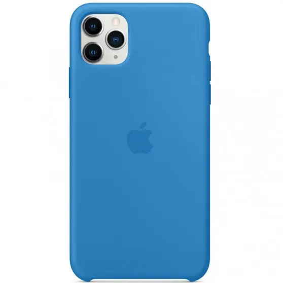 Чохол Silicone case (AAA) для Apple iPhone 11 Pro (5.8") Синій / Surf Blue