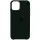 Чехол Silicone Case (AA) для Apple iPhone 11 Pro Max (6.5") Зеленый / Black Green
