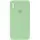 Чехол Silicone Case Square Full Camera Protective (AA) для Apple iPhone X / XS (5.8") Мятный / Mint