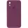 Чехол Silicone Case Square Full Camera Protective (AA) для Apple iPhone XR (6.1") Бордовый / Maroon