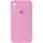 Чехол Silicone Case Square Full Camera Protective (AA) для Apple iPhone XR (6.1") Розовый / Light pink