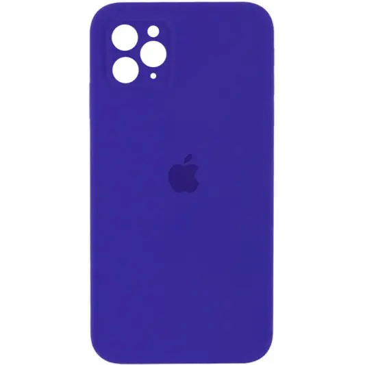 Чехол Silicone Case Square Full Camera Protective (AA) для Apple iPhone 11 Pro (5.8") Фиолетовый / Ultra Violet