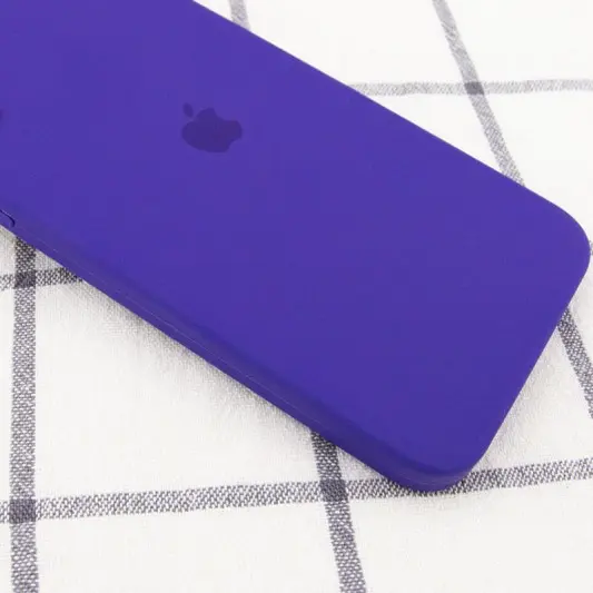 Чехол Silicone Case Square Full Camera Protective (AA) для Apple iPhone 11 Pro (5.8") Фиолетовый / Ultra Violet - изображение 1