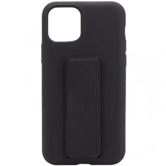 Чехол Silicone Case Hand Holder для Apple iPhone 11 Pro (5.8") Черный / Black