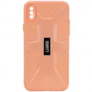 Чохол TPU+PC UAG для Apple iPhone X / XS (5.8") Рожевий