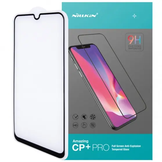Захисне скло Nillkin (CP+PRO) для Samsung A20 / A30 / A30s / A50 / A50s / M30/M30s / M31 / M21 / M21s (Чорний)