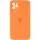 Чехол Silicone Case Square Full Camera Protective (AA) для Apple iPhone 11 Pro Max (6.5") Оранжевый / Papaya