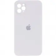 Чехол Silicone Case Square Full Camera Protective (AA) для Apple iPhone 11 Pro Max (6.5") Белый / White