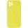 Чехол Silicone Case Square Full Camera Protective (AA) для Apple iPhone 11 Pro Max (6.5") Желтый / Bright Yellow