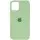 Чехол Silicone Case Full Protective (AA) для Apple iPhone 12 Pro / 12 (6.1") Мятный / Mint